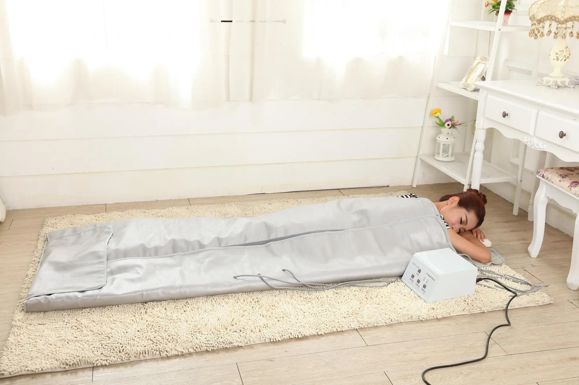 Portable Body Wrap Sauna Thermal Blanket Slimming Detox Spa Buy