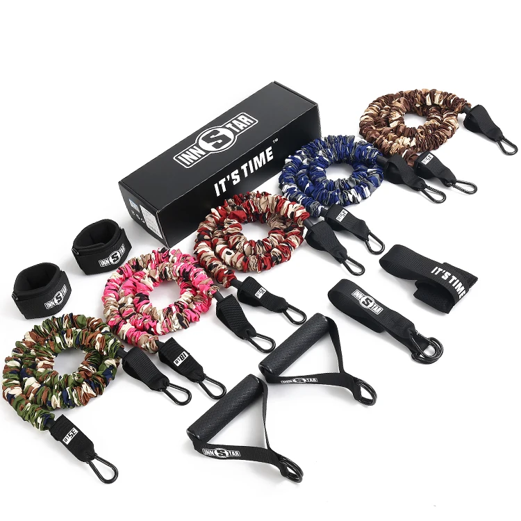 INNSTAR 11 Pcs Fitness training latex home gym resistance tube elastic bands exercise set
INNSTAR 11 Pcs Fitness training latex home gym resistance tube elastic bands exercise set