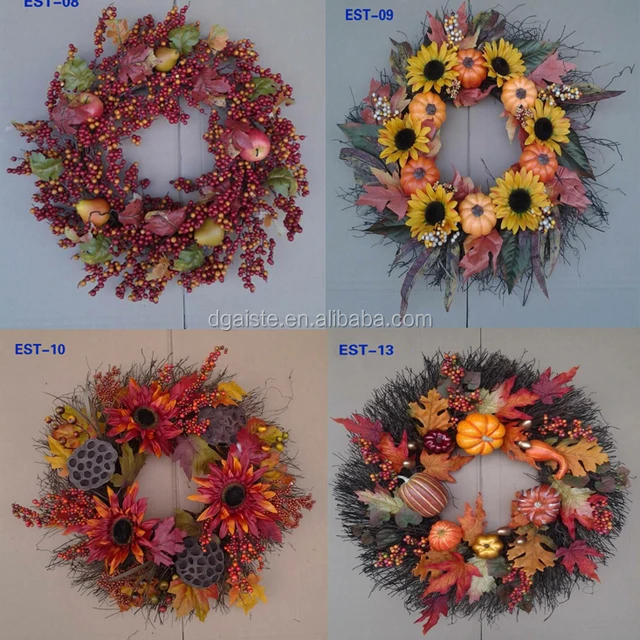 autumn colorful decorative christmas decoration pumkin garland