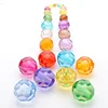 Wholesale 32 Faceted crystal curtain Glass Quartz Beads