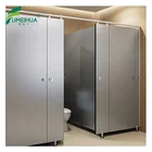 Fumeihua hpl toilet cubicle partition system with stainless steel hardware