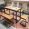 high quality glass and metal dining room table sets