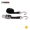 25mm stainless steel ratchet tie down straps with stainless steel S hook