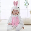 2018 winter Toddler clothing onesie sleepwear cute baby animal pajamas