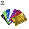 Black White Green Blue Pink Red Color Aluminum Foil Small Packaging Mylar Ziplock Bags