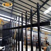 fence wrought iron solid used wrought iron fence panels/curved wrought iron fence panel