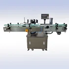 SUS304 automatic labeling machine for round bottle one side