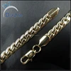 yiwu factory wholesale custom cheap hip hop 18k gold cuban link chains necklace