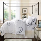wholesale chinese printing egyptian cotton bed sheet fabric for comforter sets bedding set