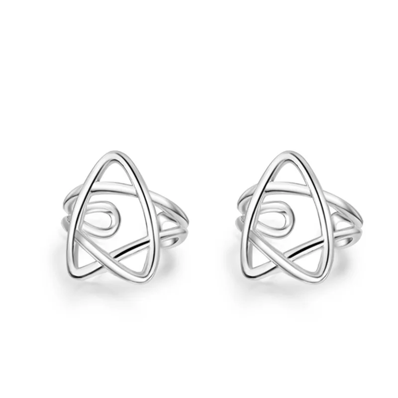 925 Sterling Silver Korean Design Silver Geometric Earrings Female Double Twist Without Pierced War Clip Ear Cuff
925 Sterling Silver Korean Design Silver Geometric Earrings Female Double Twist Without Pierced War Clip Ear Cuff