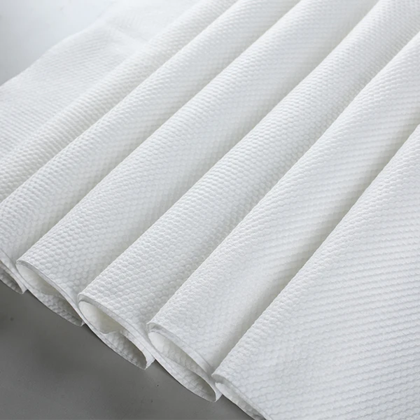 Superior quality 50% viscose 50% polyester spunlace nonwoven fabric for wet wipes