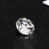 Round zircon synthetic cubic zirconia loose gemstone high temperature resistant bare drill white small