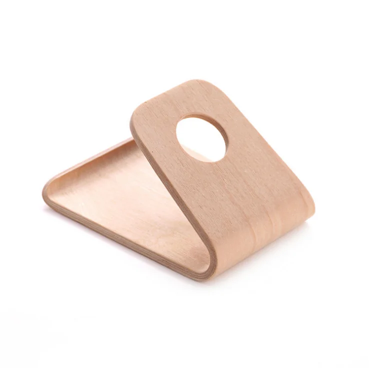 beech wood phone holder