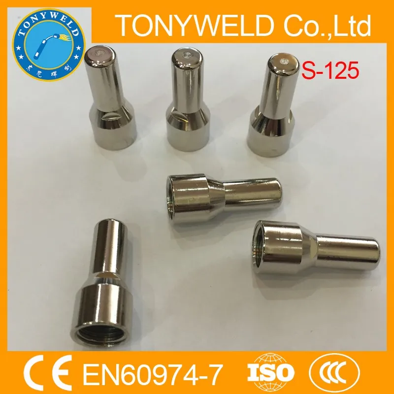 s125 plasma cutting consumables cutting nozzle and electrode for plasma cutter