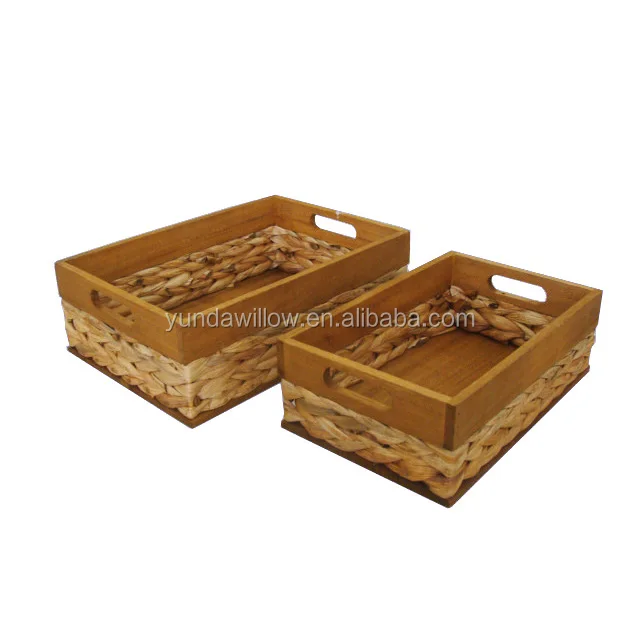 wood&water hyacinth hampers gift hampers baskets