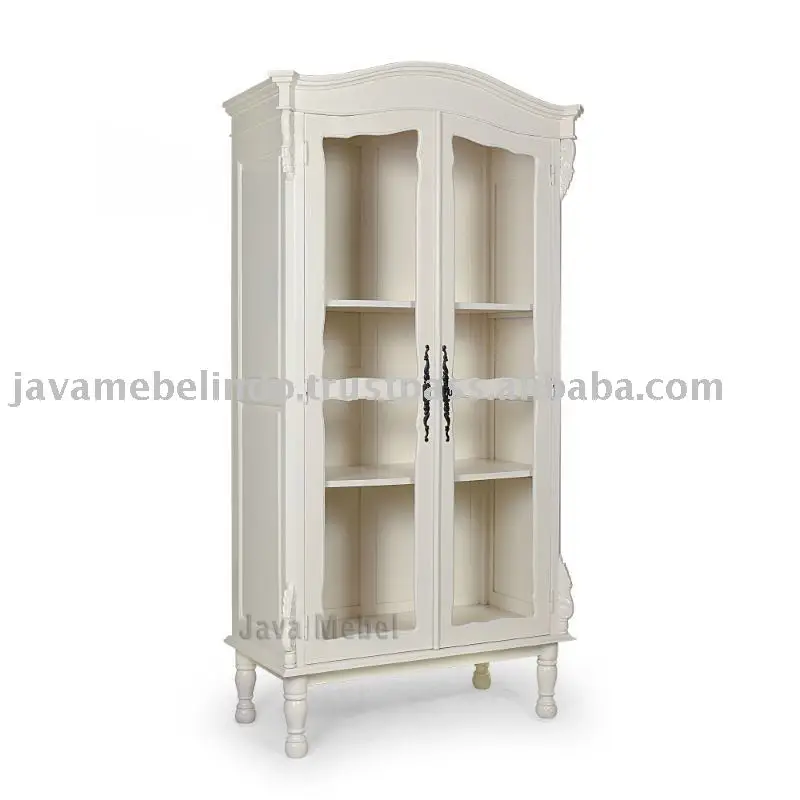 FRENCH SHABBY FURNITURE OF DISPLAY CABINET