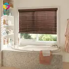 china supplier waterproof faux wood blinds for bathroom