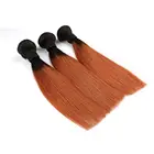 Best selling raw Brazilian hair T1B30# color wholesale human hair weave bundles