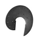 Combine harvester spare part single helical auger blade
