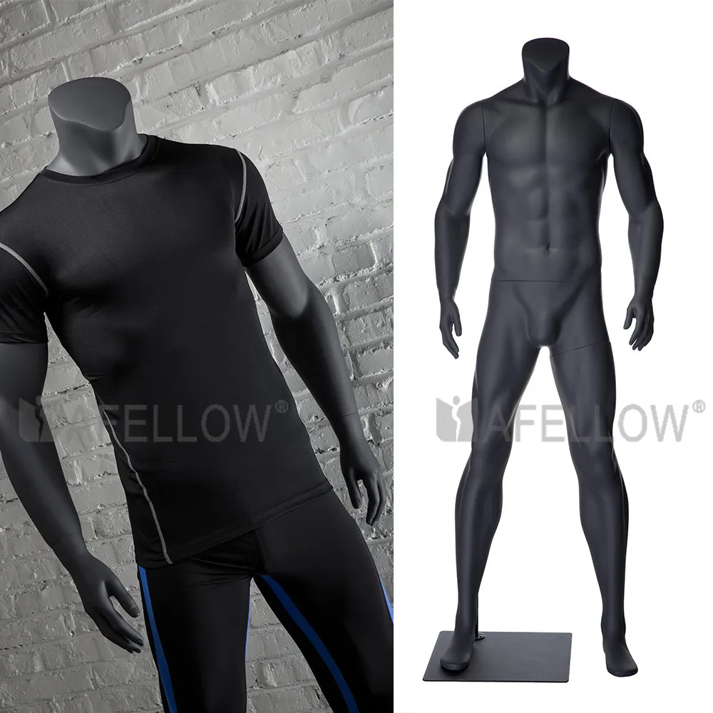 Athletic Running Headless Sports Male Mannequin MM-NI4 - Mannequin