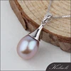 Drop freshwater pearl necklace design women's traditional jewellery