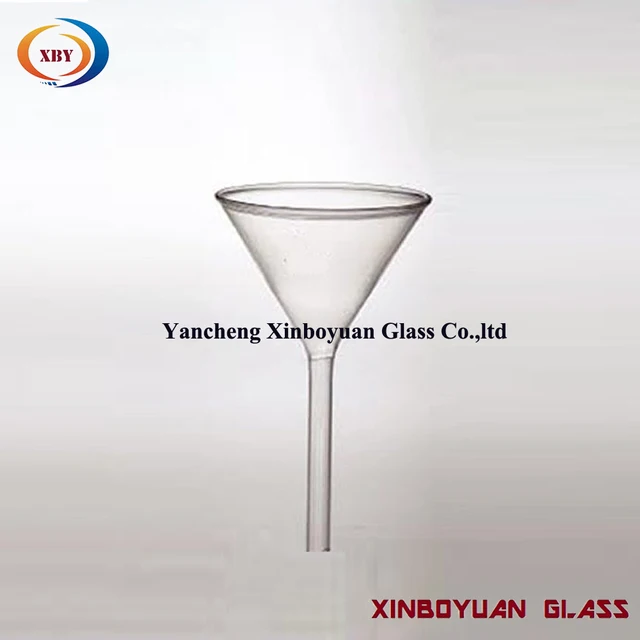 glass funnel borosilicate filter funnel