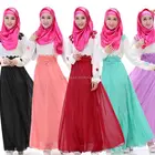 Z51965B Abaya Long Sleeve Muslim Women Islamic Clothing Dress