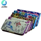 New printing painted leather phone case flip case cover universal wallet style leather funny smartphone case