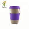 Factory Sale Natural Bamboo Fiber Plate Dinnerware Eco Reusable Coffee Mug Cup