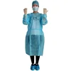 Custom disposable PP non woven SMS Women's long sleeves elastic cuff Scrub Clothing Sets Medical Scrub Suit Uniform
