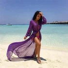 Custom Popular design mature women swim suit cover up beachwear