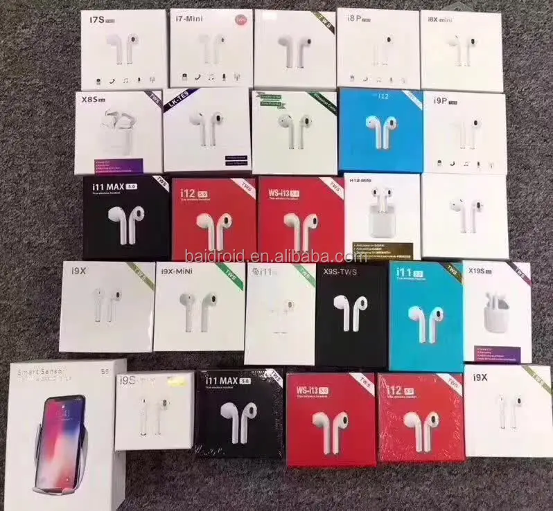 [i12 Jerry Model] i12 Wireless Earphones Jerry Scheme TWS 5.0 Headphone Bluetooth i7s tws i8x i9s i10s i11 i100 for apple - ANKUX.COM