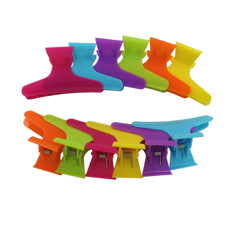 plastic butterfly hair roller clips
