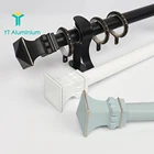 Aluminum Curtain Accessories Privacy Curtain Rod 28mm Curved Shower Curtain Rod