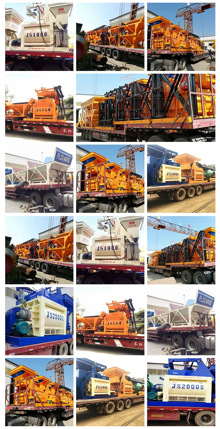 mobile concrete mixing plant