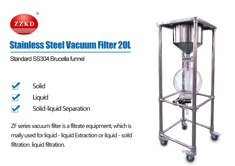 Laboratory Liquid Vacuum Suction Filtration Filtering Apparatus Kit