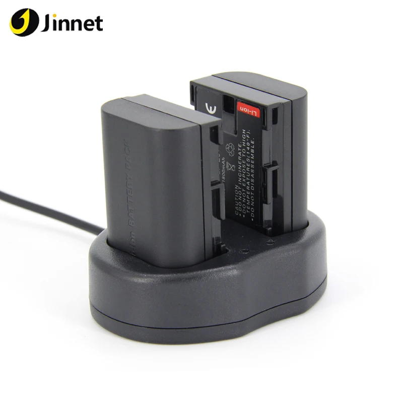 Jinnet لكانون eos 5D مارك iv LP-E6 بطارية الكاميرا شاحن مزدوج مع منفذ USB
