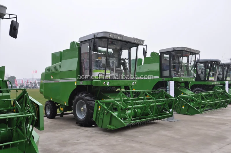 the machine of wheat harvester