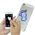 custom antimicrobial cell phone screen cleaner cartoon sticker