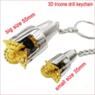 Oilfield mining Drill Bit big tricone Key chain for Petroleum Industry The three lower parts of the bit roll smoothly