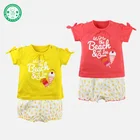Wholesale Boutique Clothing In China Soft Cotton Girl Short Clothing Set