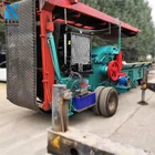 Agri machinery mobile tractor electric wood chipper diesel engine shredder machine price made in china