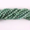 A Grade Semi-prious Stone Natural Green African Jade Plain Round Beads Wholesale