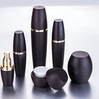 15g 30g 50g 80ml 120ml fancy black egg shaped cosmetic container