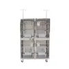 /product-detail/popular-304-stainless-steel-large-strong-dog-cages-with-wheels-60774540202.html