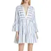 /product-detail/chinese-clothing-factory-bell-sleeves-striped-linen-short-dress-for-women-60802525740.html