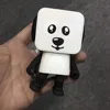 Portable lovely square wireless smart robot dancing mini dog speaker with sd card slot
