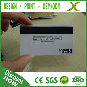 plastic magnetic card/ plastic rewards card / plastic loyalty