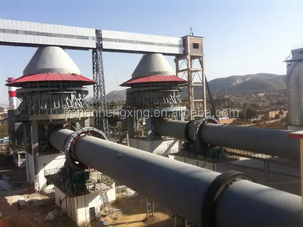 Active Lime Rotary Kiln Production Line High Quality Limestone