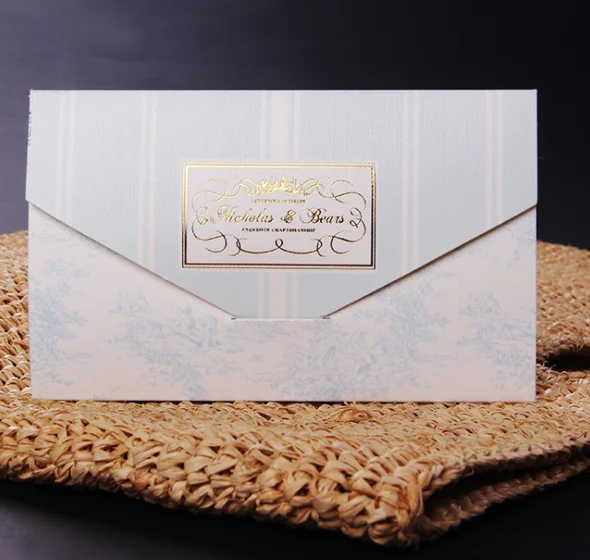 white card envelope gift paper packaging box wedding invitation